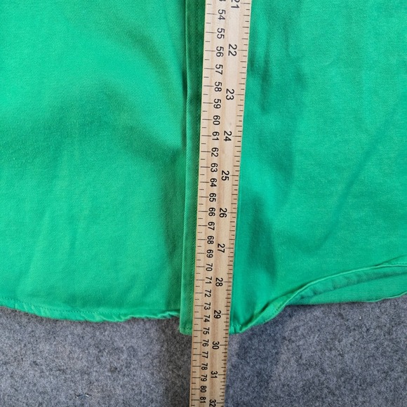 J.Crew Heavyweight Shirt Mens M Garment-Dyed Selvedge Shirt Green Outdoors - Picture 9 of 10